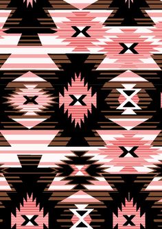 an abstract pattern in pink and black