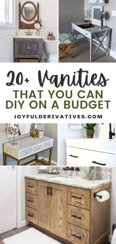 the top ten vanitys that you can diy on a budget