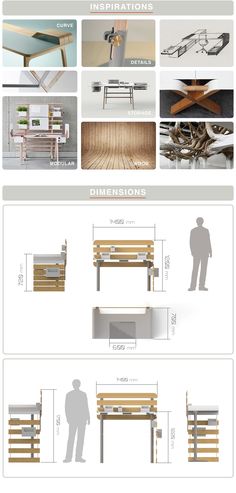 an overview of the different types of furniture in this page, including tables and chairs