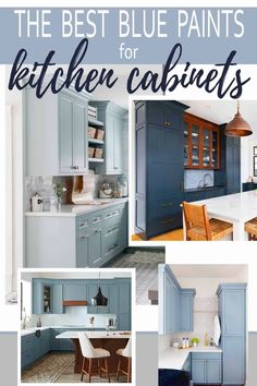 the best blue paints for kitchen cabinets