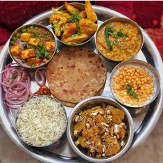 a platter filled with different types of food