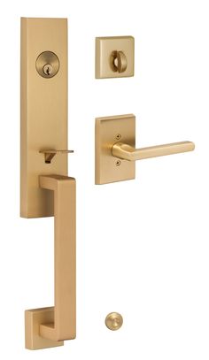 an image of a door handle and latch