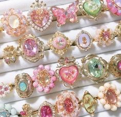 Seni Resin, Era Victoria, Styl Shabby Chic, Magical Jewelry, Kawaii Accessories, Fantasy Jewelry, 가을 패션, Girly Jewelry, Dream Jewelry