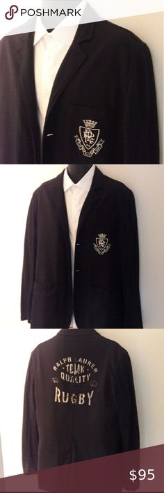 I just added this listing on Poshmark: RALPH LAUREN Rugby Blazer, Large. #shopmycloset #poshmark #fashion #shopping #style #forsale #Ralph Lauren #Other Black Sport Coat, Ralph Lauren Rugby