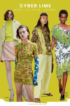 Spring 2024 Color Trends Summer Fashion Trends, Spring Trends, 가을 패션, Spring 2024