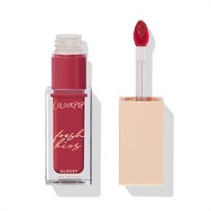 ColourPop’s Fresh Kiss Glossy Lip Stain combines the staying power of a lip stain with the shine of a gloss for color that lasts. This hydrating hybrid formula delivers medium to buildable coverage with a non-drying, glossy finish for that just bitten look. It’s packed with vitamin-rich Guava Extract & Lychee Extract, both known to fight free radicals and keep lips feeling fresh. Color Pop Lip Stain, Target Shop, Drugstore Lips, Crayon Lipstick, Long Wear Lipstick, Skin Redness, School Makeup