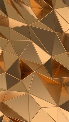 an abstract gold background consisting of triangles and rectangles that appear to have been folded together