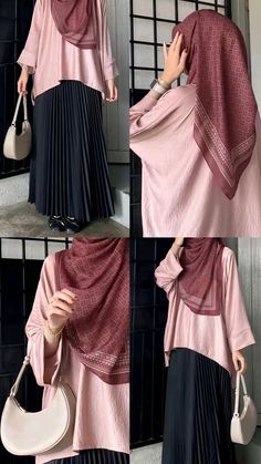 Muslimah Outfit Casual, Hijab Fashion Skirt, Hijab Skirt Outfit, Hijabi Skirt Outfits, Modest Fashion Muslim, Muslimah Fashion Casual, New Hijab, Stylish Outfits Casual, Modest Casual Outfits