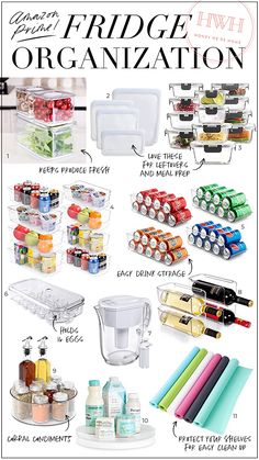 the ultimate guide to organize your fridge for organizing and storing everything in one place, including food