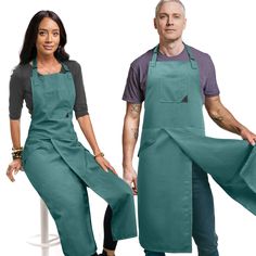 Pottery Apron - Full Cover Split-Leg Split Leg Potters Apron, Pottery Apron, Split Leg Pottery Aprons, Painters Apron, Apron Pinafore, Knife Bag, Artist Apron, Split Legs, Wheel Throwing