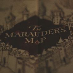 the maraadders map is shown in this blurry photo from an old time camera