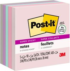 post - it super sticky notes 3x5 inches pink