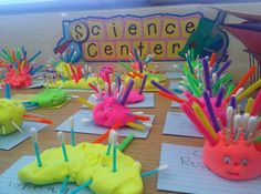 the science center is filled with different types of crafts and activities for kids to make