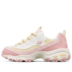 Pink Chunky Sneakers For Sports, Yellow Synthetic Sneakers With Laces, Yellow Lace-up Sneakers For Running, Yellow Lace-up Running Sneakers, Yellow Synthetic Running Shoes With Laces, Yellow Sporty Synthetic Running Shoes, Sporty Yellow Synthetic Running Shoes, Yellow Synthetic Sporty Running Shoes, Yellow Low-top Sneakers For Jogging