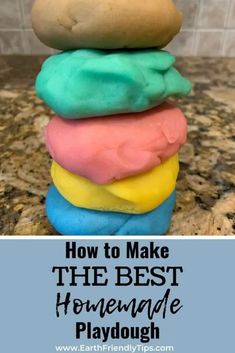 how to make the best homemade playdough