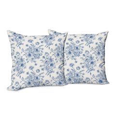 PRICES MAY VARY. Set of 2 decorative square throw pillow covers measure 20 x 20 in Made from soft, durable 100% brushed microfiber fabric Features vibrant floral anemone flower bouquet pattern in night blue color Machine washable, zippered, double sided print Great way to refresh couch, bed, patio furniture and more THROW PILLOW CUSHION SET OF 2 - 20 INCHES x 20 INCHES - DOUBLE SIDED PRINT - Cut and sewn by hand.
 MADE FROM - Super soft high quality 100% brushed microfiber fabric. Highly unique. Chinoiserie Pillow Covers, Couch Bedroom, Bedroom Couch, Living Room Cushions, Car Seating, Anemone Flower, Victorian Design, Night Blue, Best Pillow