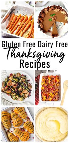 gluten free dairy free thanksgiving recipes