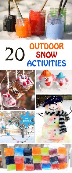 20 outdoor snow activities for kids to do in the winter