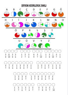 an image of a diagram with numbers and symbols on it, including the letters in different colors