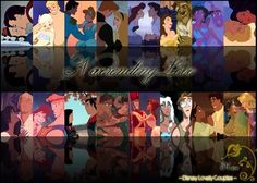 many different images of disney characters and their names