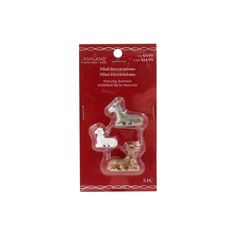 a small plastic toy horse in its packaging