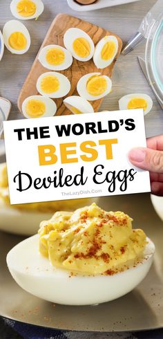 the world's best deviled eggs