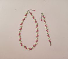 Handmade item Ships from a small business in Turkey Materials: Sand bead Chain style: Bead Style: Boho & hippie Necklace length: 43 Centimeters Bracelets lenght:16 Centimeters Pink Flower Beaded Necklace, Pink Flower Necklaces With Colorful Beads, Dainty Flower-shaped Adjustable Beaded Necklace, Bead Necklace Flower, Pink Flower-shaped Necklace With Tiny Beads, Flower Bead Necklace, Pink Flower-shaped Necklaces With Colorful Beads, Diy Choker, Necklace And Bracelet Set