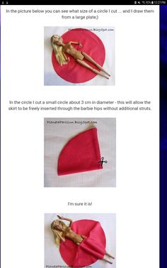 the instructions for making a heart shaped doll