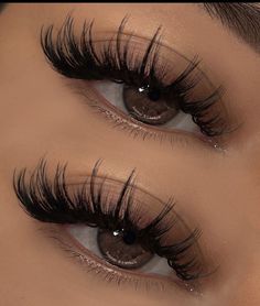 Natural Fake Eyelashes, Lashes Fake Eyelashes, Wispy Eyelashes, Eyelash Extensions Styles, Perfect Eyelashes, Pretty Lashes, Natural Eyelash Extensions, Eyelash Extentions