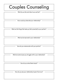 Communication Worksheets For Adults, Couples Worksheets, Couples Therapy Activities, Couples Counseling Worksheets, Couples Therapy Exercises, Marriage Counseling Worksheets, Couple Therapy, Mental Health Assessment