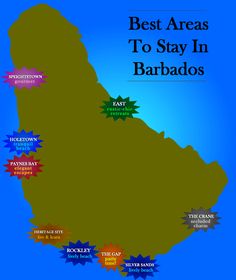 the best areas to stay in barados info map for hotels, bars and restaurants