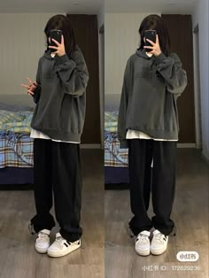 Oversized Dark Academia Outfit, Baggy Clothes Streetwear, Poc Aesthetic Outfits, Baggy Outfit Ideas, Outfits Styling, Streetwear Lifestyle, Outfit Oversize, Design Makeup