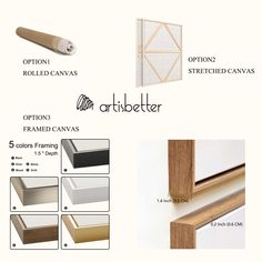 the instructions for how to install an artbetter wall paneling with wood and canvass