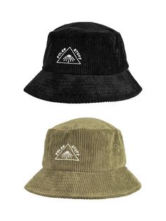 Editor's NotesThis classic bucket hat is made from cozy and soft corduroy. It's detailed with a logo graphic embroidery on the front.- Logo graphic embroidery on the front- Stitched brim- Embroidered eyelets- Unisex wearMeasurements (in.) One size- Brim Length: 2.2 in.- Height: 4.7 in.- Circumference: 23.6 in. Composition & Care- 100% Polyester- Refer to the care labelDesigner- by POLERSTUFF Adjustable Corduroy Bucket Hat, Embroidered Logo Corduroy Hat For Streetwear, Corduroy Hat With Embroidered Logo For Streetwear, Streetwear Corduroy Hat With Embroidered Logo, Winter Corduroy Hat For Streetwear, Casual Corduroy Hat With Embroidered Logo, Casual Corduroy Hats For Outdoor, Casual Corduroy Hat With Short Brim, Graphic Embroidery