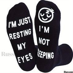 Russoo - Novelty Dad Socks: Humorous IM Not Sleeping Design - Perfect Gift for Christmas, Birthdays, or Fathers Day Presents For Dad Birthday, Mens Birthday Gift Ideas, Christmas Gifts For Uncles, Funny Christmas Presents, Christmas Presents For Dad, 45th Birthday Gifts, First Time Dad Gifts, Dad Socks, Father Birthday Gifts