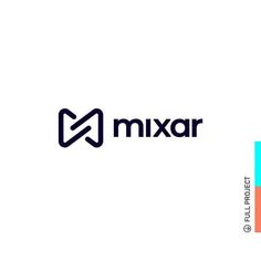 a bar graph with the word mixar on it and an image of a person standing in