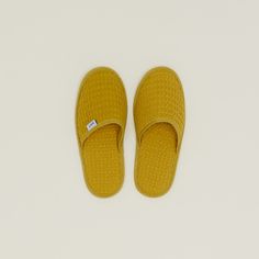 Simple Waffle Slippers - Mustard Waffle Slippers, Daybed Lounge, Bar Cups, Pendant Ceiling Lamp, Candle Box, Area Rug Runners, Cabinet Decor, Dressers And Chests, Painting Wallpaper