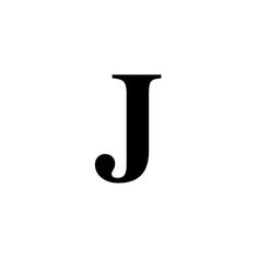 the letter j is made up of black letters