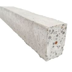 a concrete block is shown with holes in it