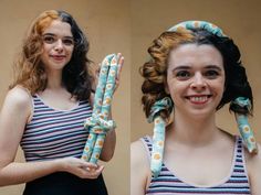 How To Make A Heatless Hair Curler, Diy Heatless Curl Headband, Hair Wrap For Curls, Hair Sleep Wrap, Diy Hair Rollers Homemade, Diy Heatless Curling Rod, Diy Hair Curlers Overnight, Diy Heatless Curls Overnight, Diy Curlers