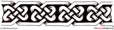 a drawing of an ornamental design with black and white lines on the bottom half of it