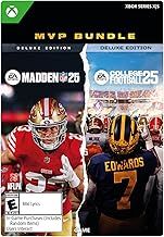 the cover art for the game myp bundle, featuring two football players in uniform