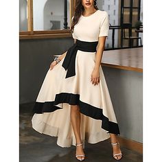 Elegant Dresses Short, Satin Short, Maxi Robes, Elegant Dresses Long, Trend Fashion, Summer Maxi Dress, Hem Dress, Womens Midi Dresses, Mother Of The Bride Dresses