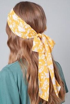 Avenue Zoe NEW Yellow Floral Print Twisted Headband Turban | eBay Twisted Scarf, Twisted Headband, Turban Style, Hair Wraps, Floral Accessories, Scarf Headband, Twist Headband, Floral Headbands, Fashion Hair Accessories