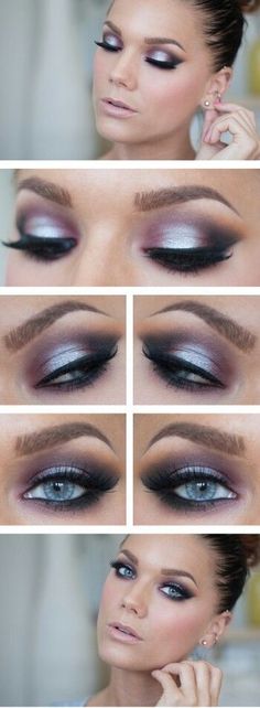 Lavender Makeup, Cool Makeup, Wedding Hairstyles And Makeup, Trendy Eyeshadow, Makeup Tip, Sisters Wedding, Linda Hallberg, Smink Inspiration, Beauty Make-up