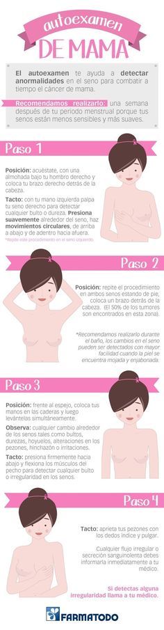 Y además de ir al doctor, aprende a hacerte el autoexamen: | 11 Cosas que todos los que aman los senos deberían saber Skin To Skin, Health Journal, Disease, Medicine, Health, Hair