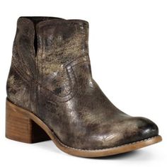 The WALNUT GROVE bootie by Diba True has a western vibe that meets the comfortable, casual style. This pull-on bootie is a staple at concerts, festivals, and fun all season. Thick stitching, antiquing and 2-inch stacked block heel add the right amount of western flair to this must-have addition to your wardrobe. Pull- on Genuine leather Padded insole True to size Stacked heel Hand finished distressing gives each pair its own unique appearance. Almost like wearing a one of a kind. Fall Ankle Boot Booties For Rodeo, Rugged Ankle-high Boots For Fall, Western Ankle-high Booties With Stacked Heel, Rugged Heeled Boots For Fall, Rugged Ankle Boots For Fall, Western Snip Toe Booties For Fall, Country Style Snip Toe Moto Boots For Fall, Western Style Booties For Rodeo In Fall, Rustic Ankle Moto Boots For Rodeo