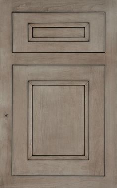 an unfinished cabinet door is shown in this image