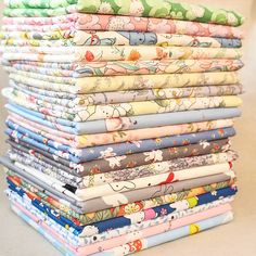 a stack of cloths sitting on top of each other