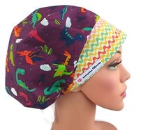 The comfortable shape and the colorful dinos print on this bouffant surgical cap for women helps you make your job more enjoyable and fun. Made of the finest cotton quality fabric, and it’s pre-washed and pre-shrunk before sewing. Internally at headband this surgical hat is lined with soft cotton sweatband provides you maximum comfort while bringing smiles to your co-workers and patients.#scrubcaps #scrubhats #surgicalcap #nurses #greysanatomy